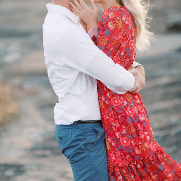 Pink Lily Red Maxi Dress - Picture 2 of 3